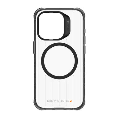 EFM Dakar D3O Case Armour iPhone 15 Pro - Clear/Black